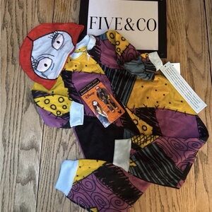 Nightmare Before Christmas 18M Sally blanket Sleeper Pajama With Hat